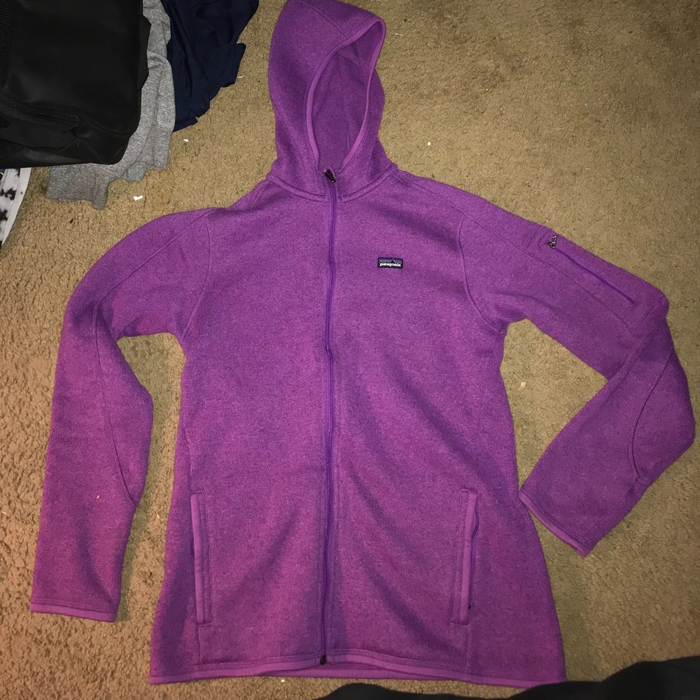 Patagonia purple zip up